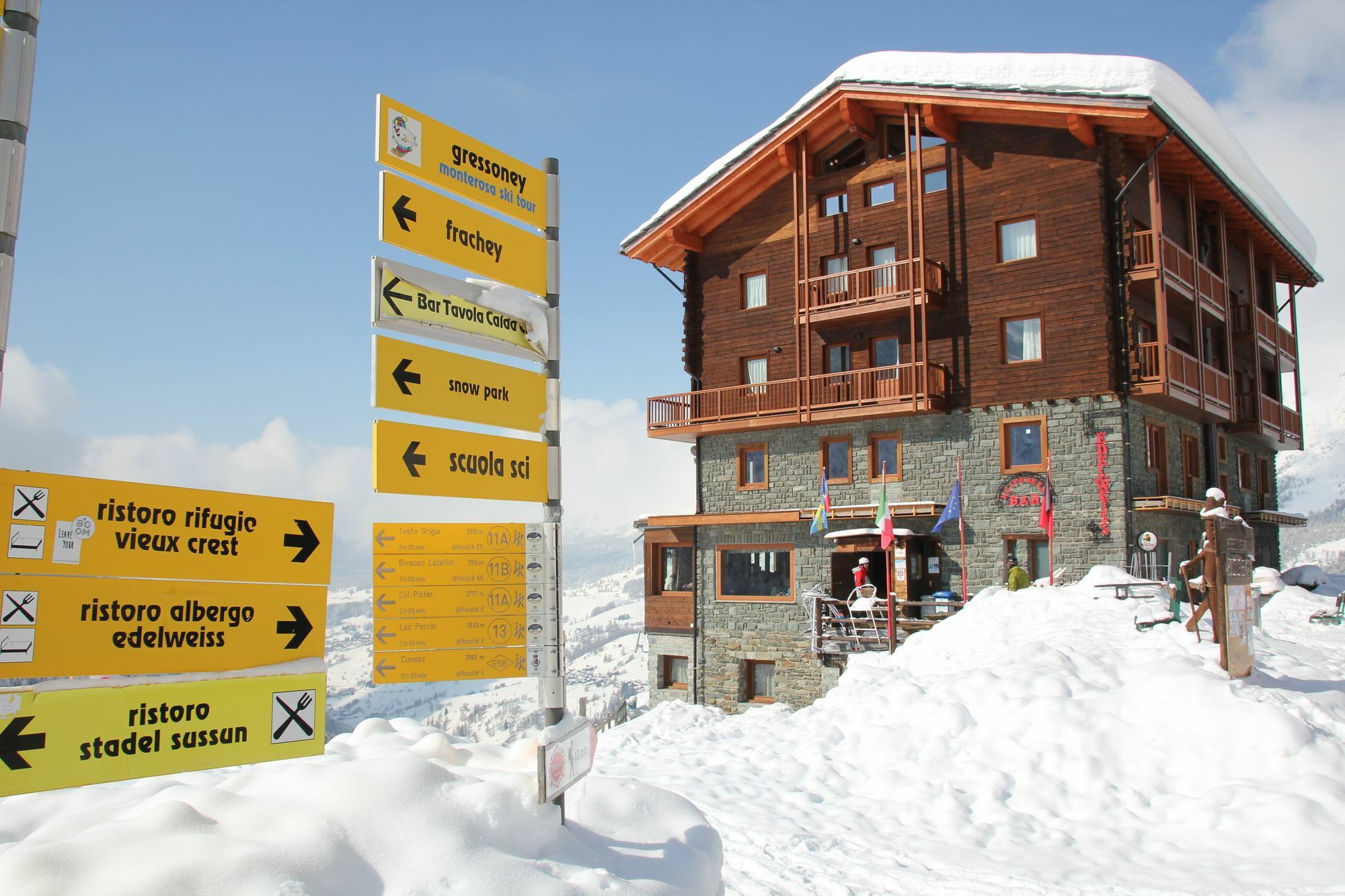 Maison Fosson Aparthotel Champoluc Kültér fotó